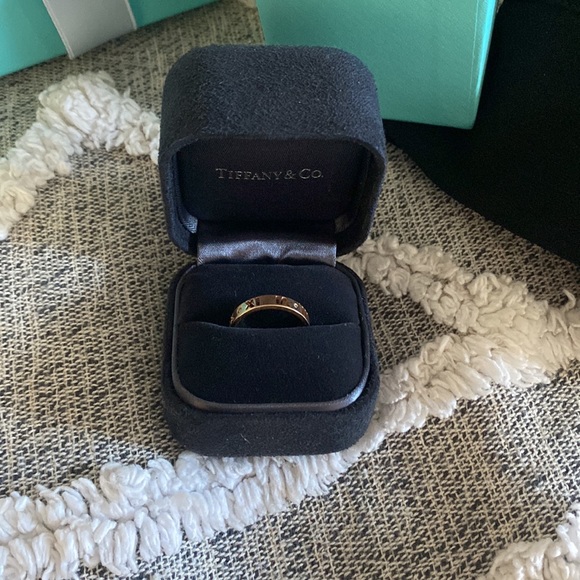 18K Rose Gold Tiffany & Co. Atlas Ring Sz 5.5 - Picture 3 of 5